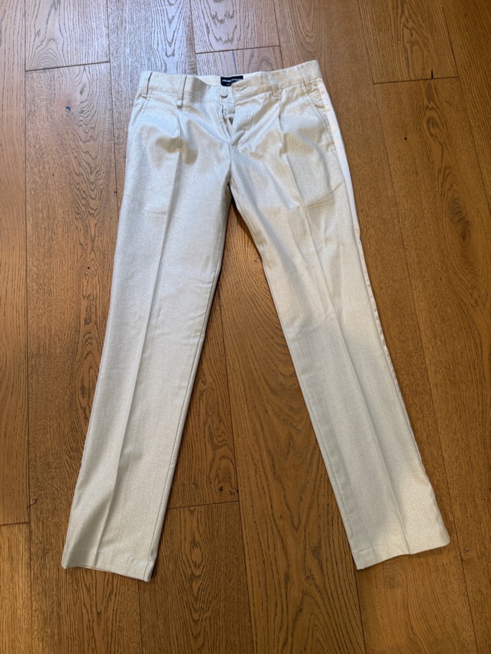 Emporio Armani Men's White Dress Trousers - Picture 3 of 5